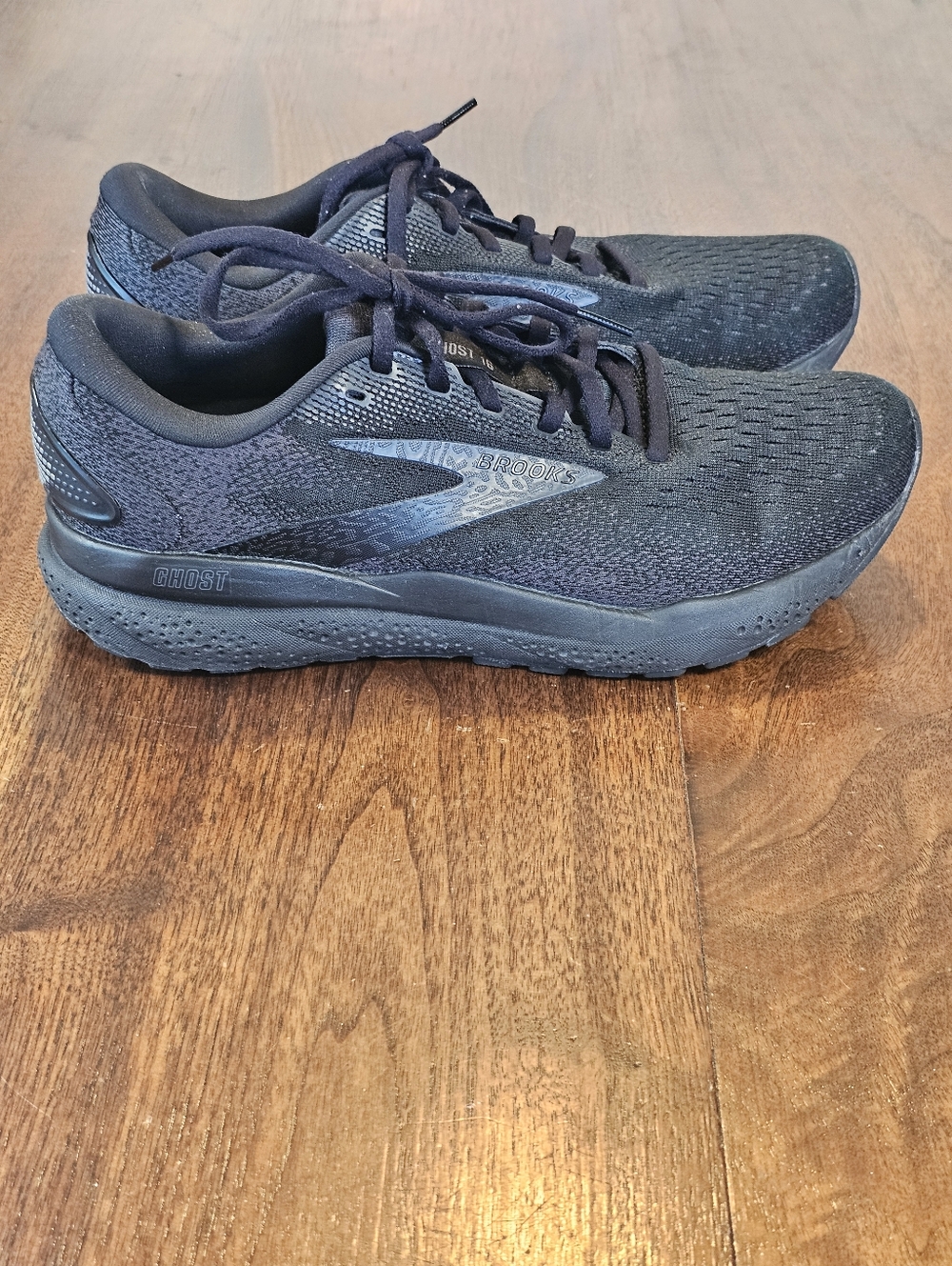 Brooks Ghost 16 Mens Running Shoes Size 8.5 in Black